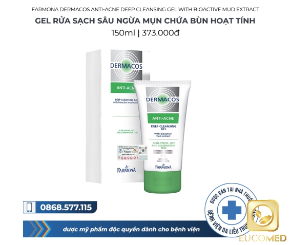 Nước  cân bằng cho da mụn  trứng cá & da dầu  Dermaacne+