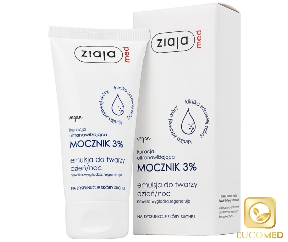 Nhũ tương mềm da 3% Urê Ziaja Med Mocznik