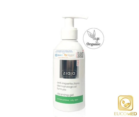 ZIAJA Gel Rửa Mặt Ngừa Khuẩn Giảm Mụn