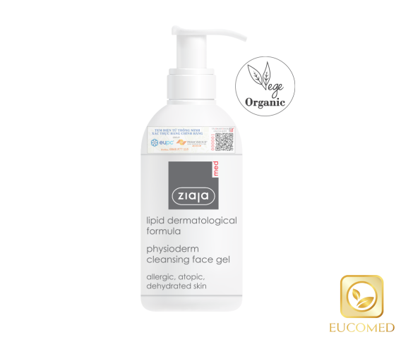  Ziaja Med Lipid  Dermatological Formula  Physioderm Cleansing Face  Gel 