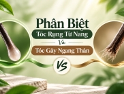 Phân Biệt Tóc Rụng Từ Nang Và Tóc Gãy Ngang Thân