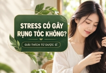 Stress Có Gây Rụng Tóc Không? Giải Thích Từ Dược Sĩ