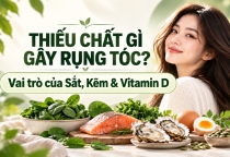 Thiếu Chất Gì Gây Rụng Tóc? Vai Trò Sắt, Kẽm, Vitamin D