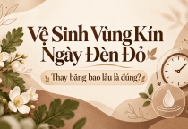 Vệ Sinh Vùng Kín Ngày Đèn Đỏ: Thay Băng Bao Lâu Là Đúng?