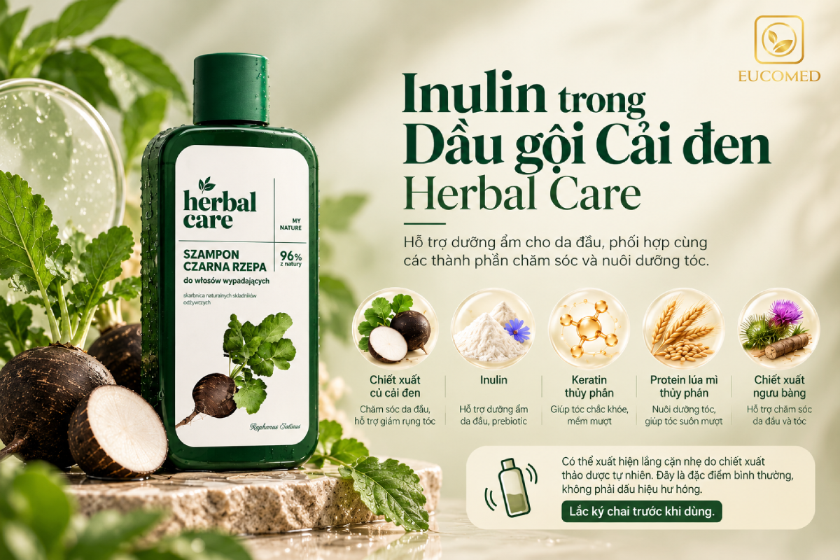 inulin trong dầu gội