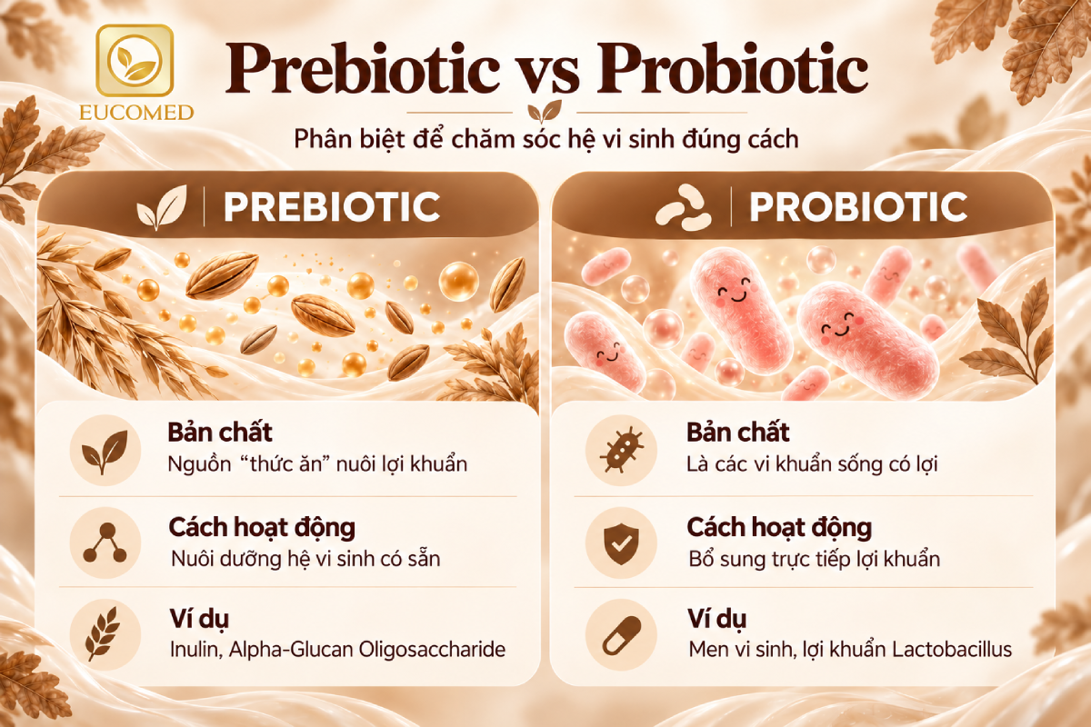 Prebiotic có tác dụng gì?