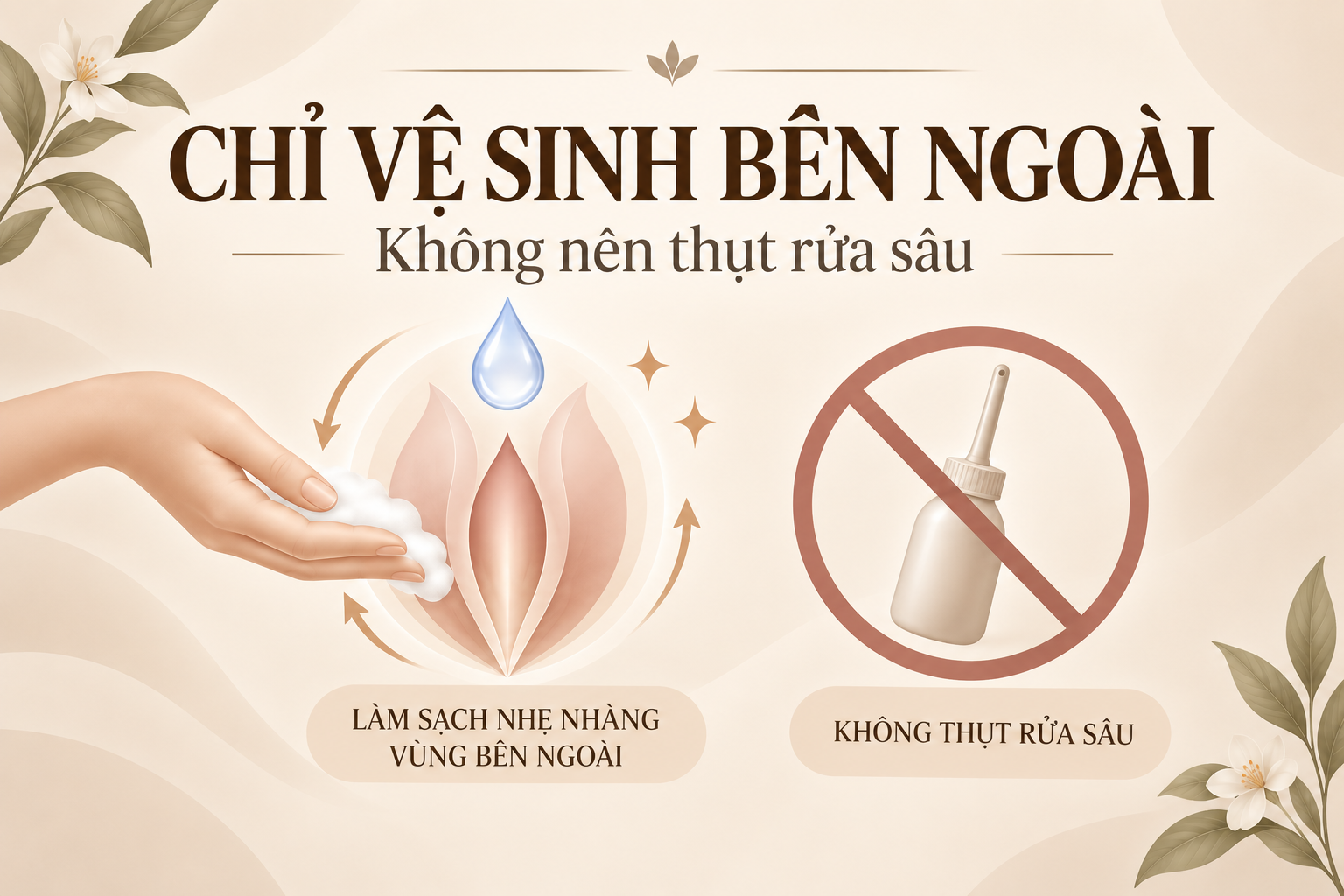 cách thụt rửa vùng kín