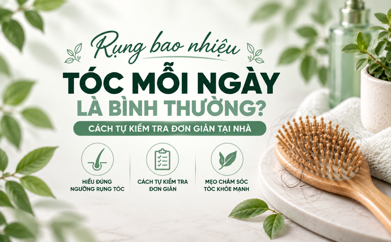 1 ngày rụng bao nhiêu sợi tóc là bình thường