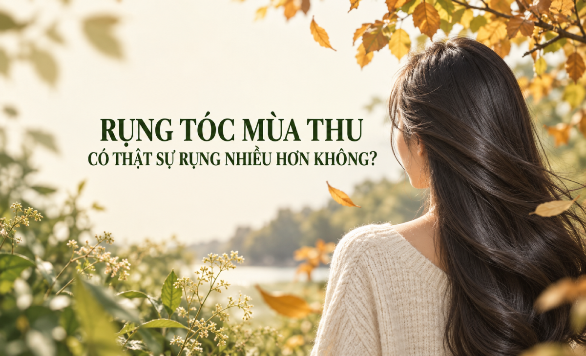 rụng tóc mùa thu