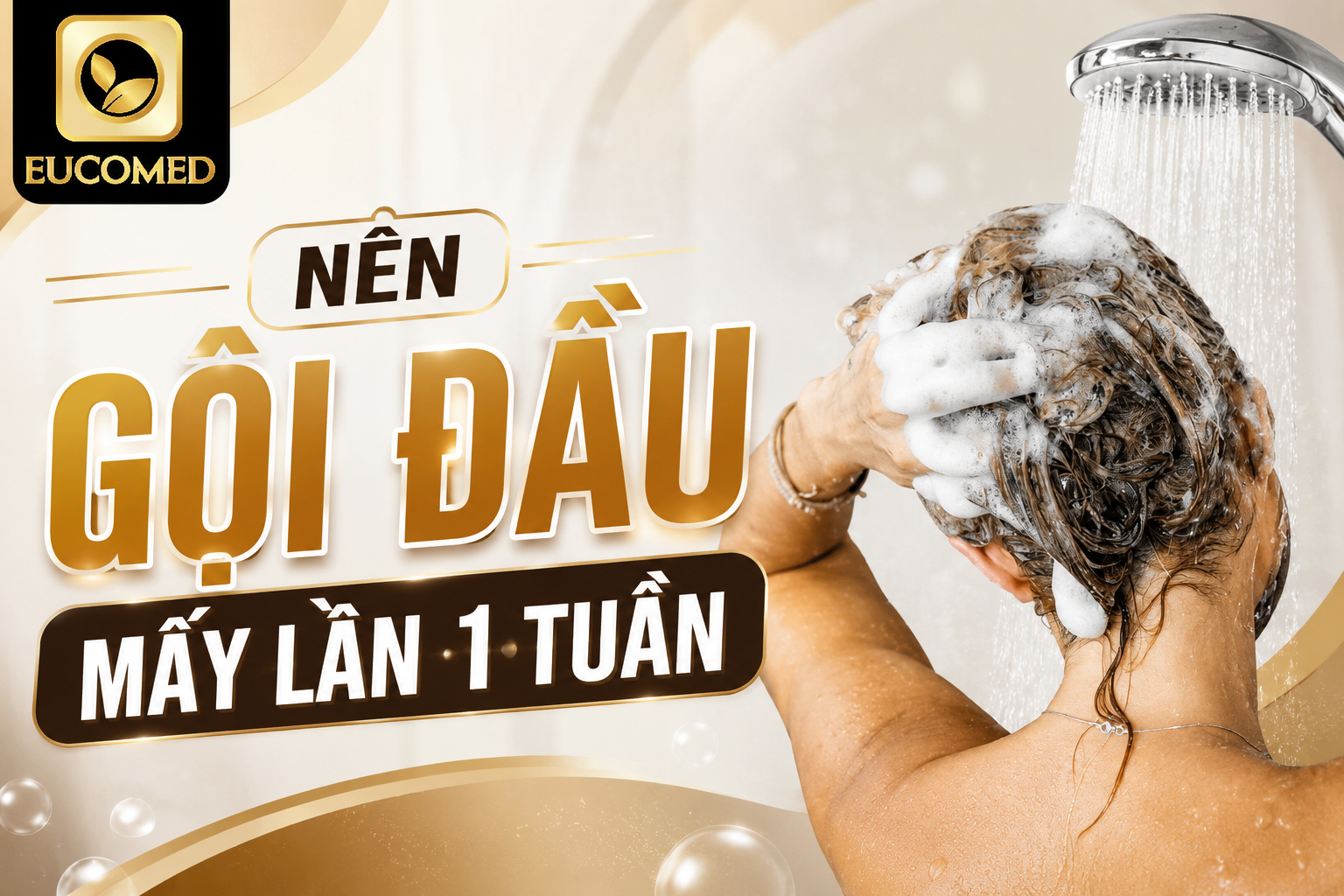 nên gội đầu mấy lần 1 tuần