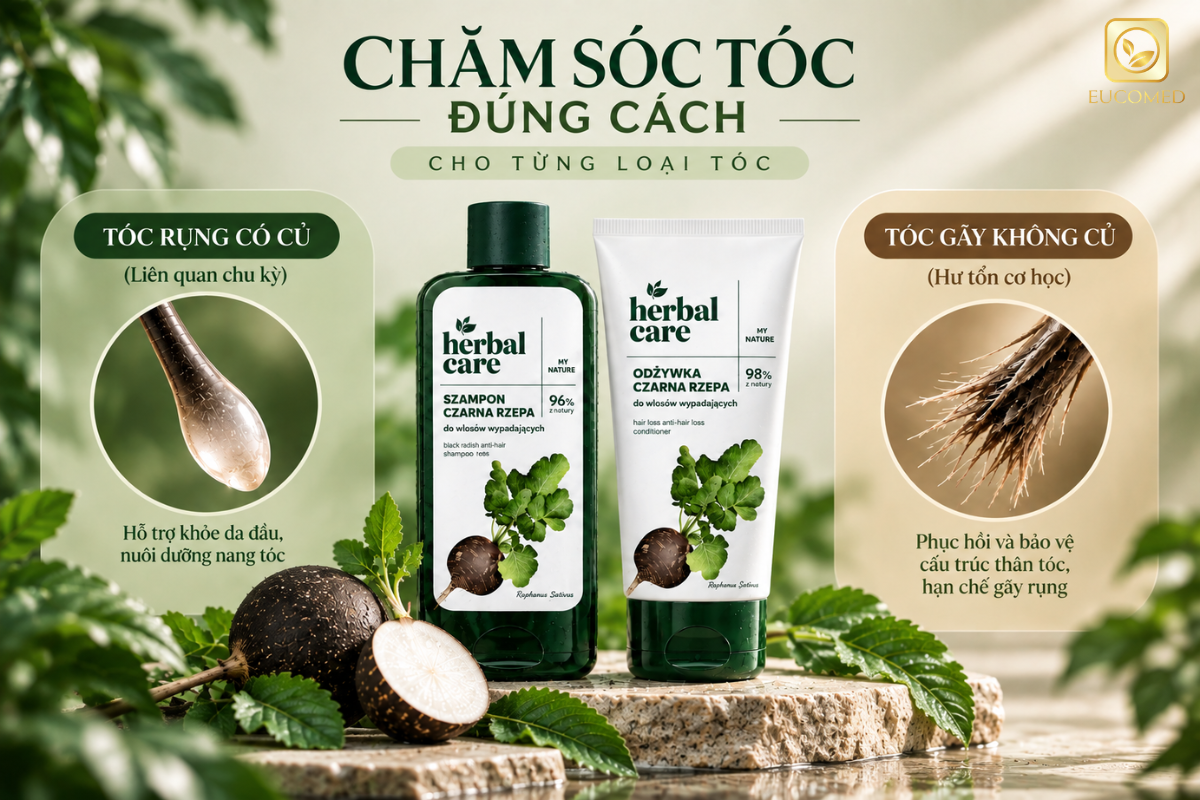 sản phẩm chăm sóc tóc gãy rụng
