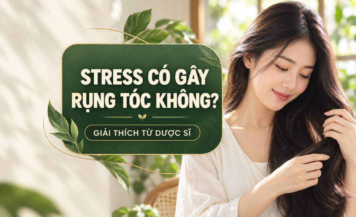 rụng tóc do stress