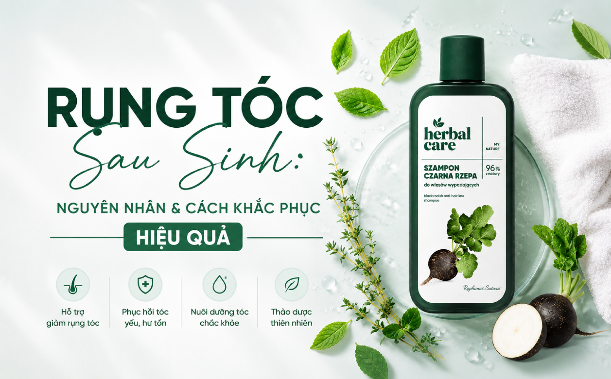 rụng tóc sau sinh