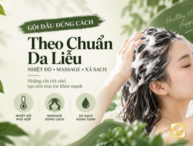 Gội Đầu Đúng Cách Theo Chuẩn Da Liễu: Nhiệt Độ, Massage