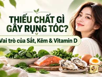 Thiếu Chất Gì Gây Rụng Tóc? Vai Trò Sắt, Kẽm, Vitamin D