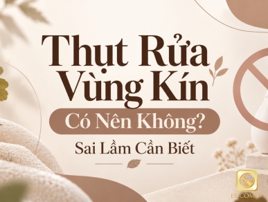 Thụt Rửa Vùng Kín: Có Nên Không? Sai Lầm Cần Biết