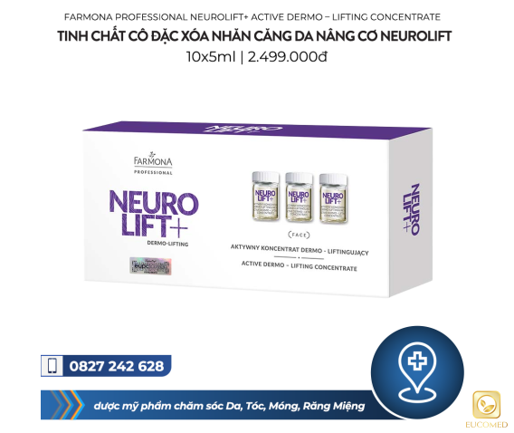 Farmona Professional Neurolift+ Active Dermo – Lifting Concentrate 10x5ml - Tinh chất cô đặc xóa nhăn căng da nâng cơ Neurolift