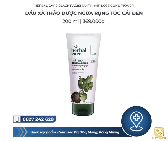 Herbal Care Black Radish Anti-Hair Loss Conditioner 200ml - Dầu xả thảo dược ngừa rụng tóc Cải đen
