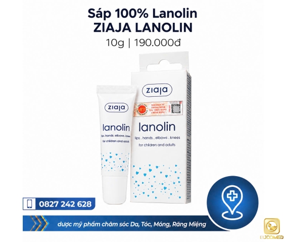 Ziaja Lanolina 10g - Sáp 100% Lanolin