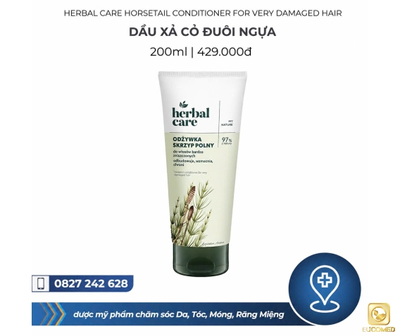 Herbal Care Horsetail Conditioner for Very Damaged Hair 200ml - Dầu xả Cỏ đuôi ngựa