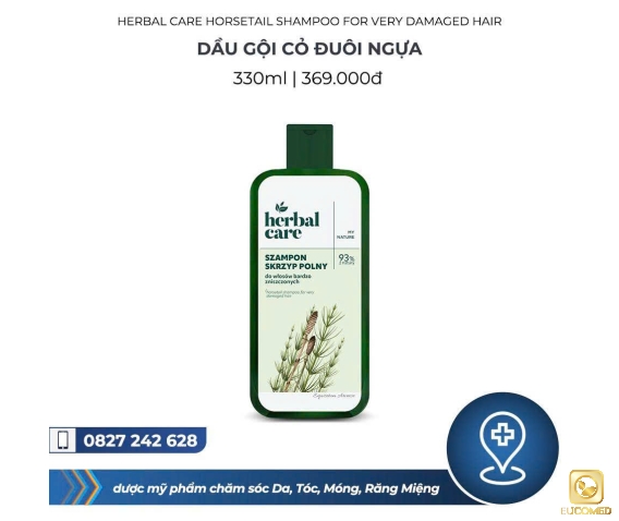 Herbal Care Horsetail Shampoo For Very Damaged Hair 330ml - Dầu gội Cỏ đuôi ngựa